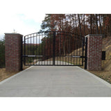 Estate Swing Dual Swing Automatic Gate Opener Kit with 10-Watt Solar Panel