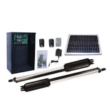 Estate Swing Dual Swing Automatic Gate Opener Kit with 10-Watt Solar Panel