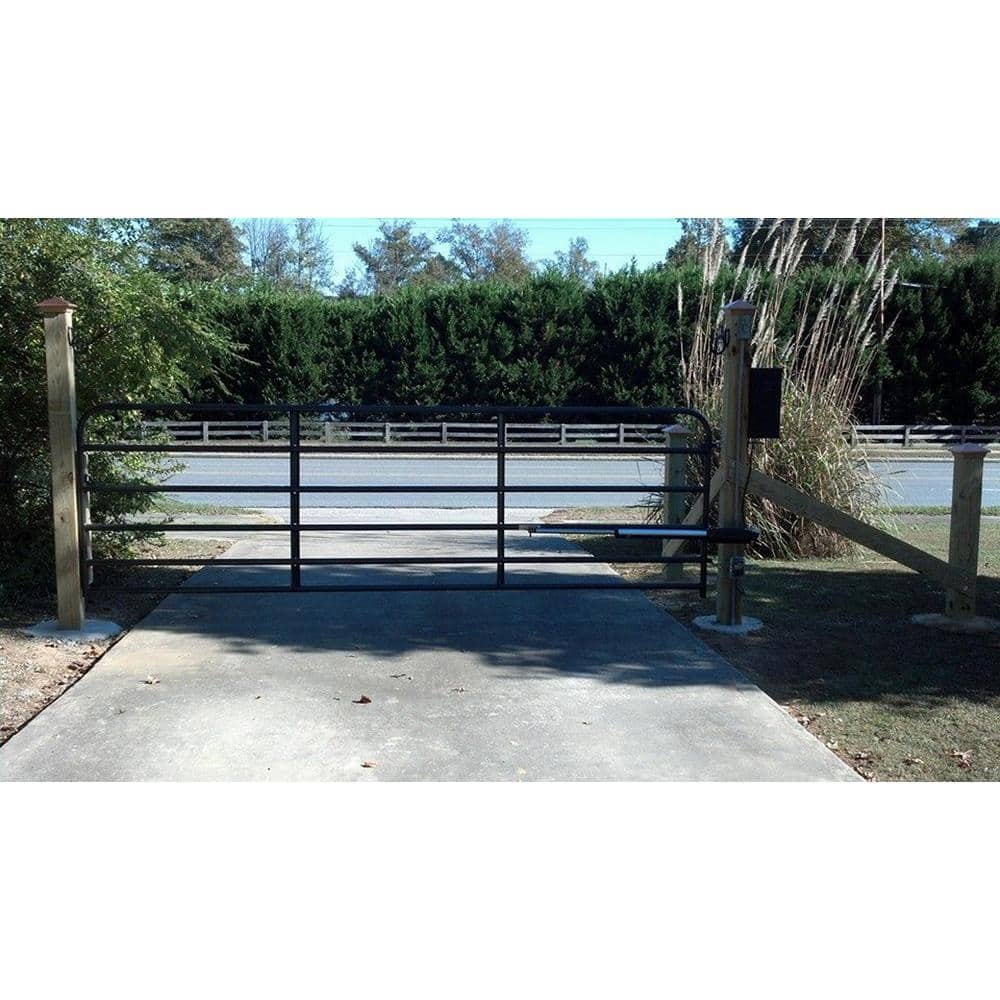 Estate Swing Single Swing Automatic Gate Opener Kit with 5-Watt Solar Panel