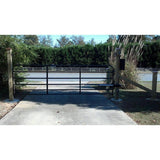 Estate Swing Single Swing Automatic Gate Opener Kit with 5-Watt Solar Panel