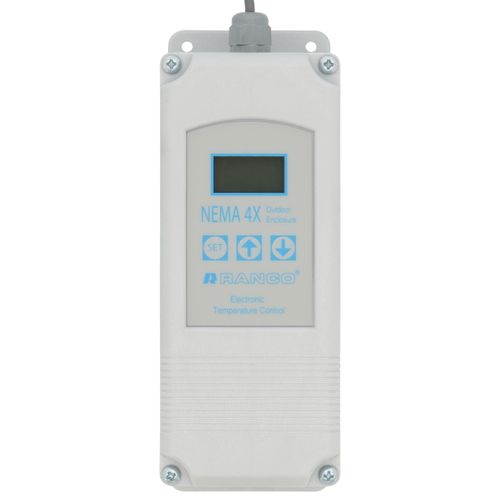 Ranco ETC-141000-000 temperature controller - front view (Voltage: 120v, 208V, 240v; Horse Power: 1)