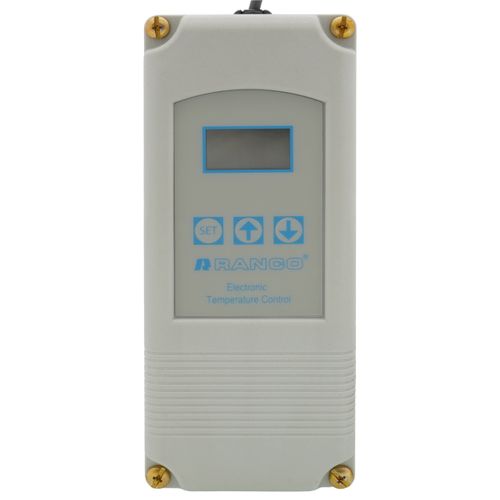 Ranco ETC-212000-000 temperature controller - front view (Voltage: 24V; Temperature Range: 30° to 220°F)