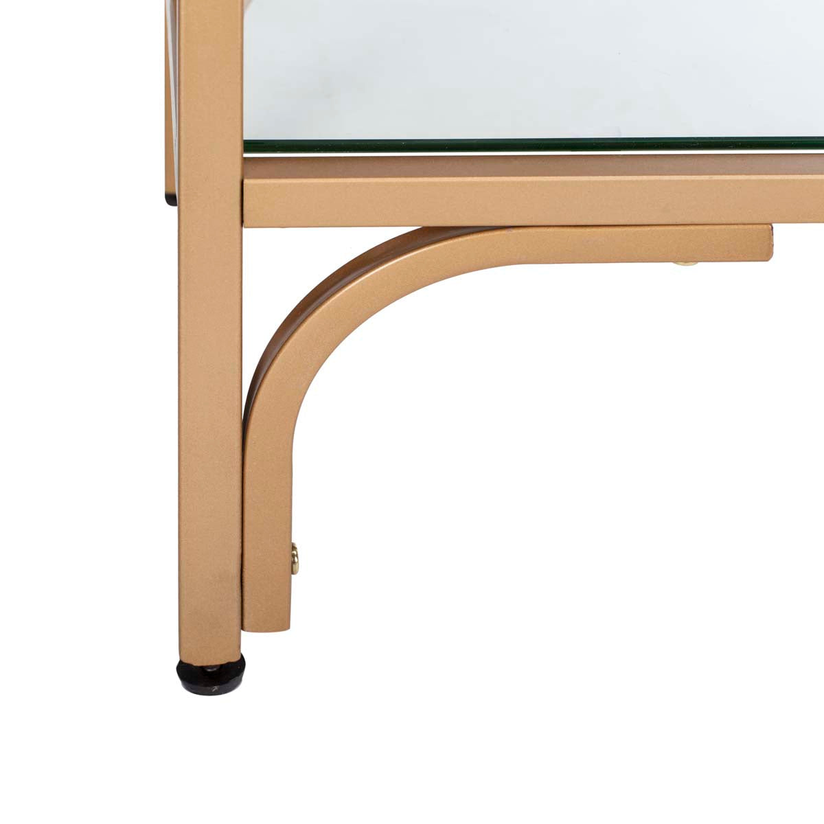 Safavieh Brooklyn Gold/Clear Metal Etagere, 7-Tier, 36 x 16 x 72 in.