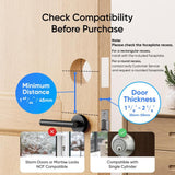 eufy Security E330 Black Video Smart Lock WiFi 3-in-1 Camera, Doorbell, and Fingerprint Keyless Entry Door Lock with Built-In Chime