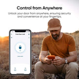 eufy Security C210 Black Smart Lock Wi-Fi with 5-in-1 Ways to Unlock by Mobile App, Keypad, Key, Apple Watch and Smart Assistants