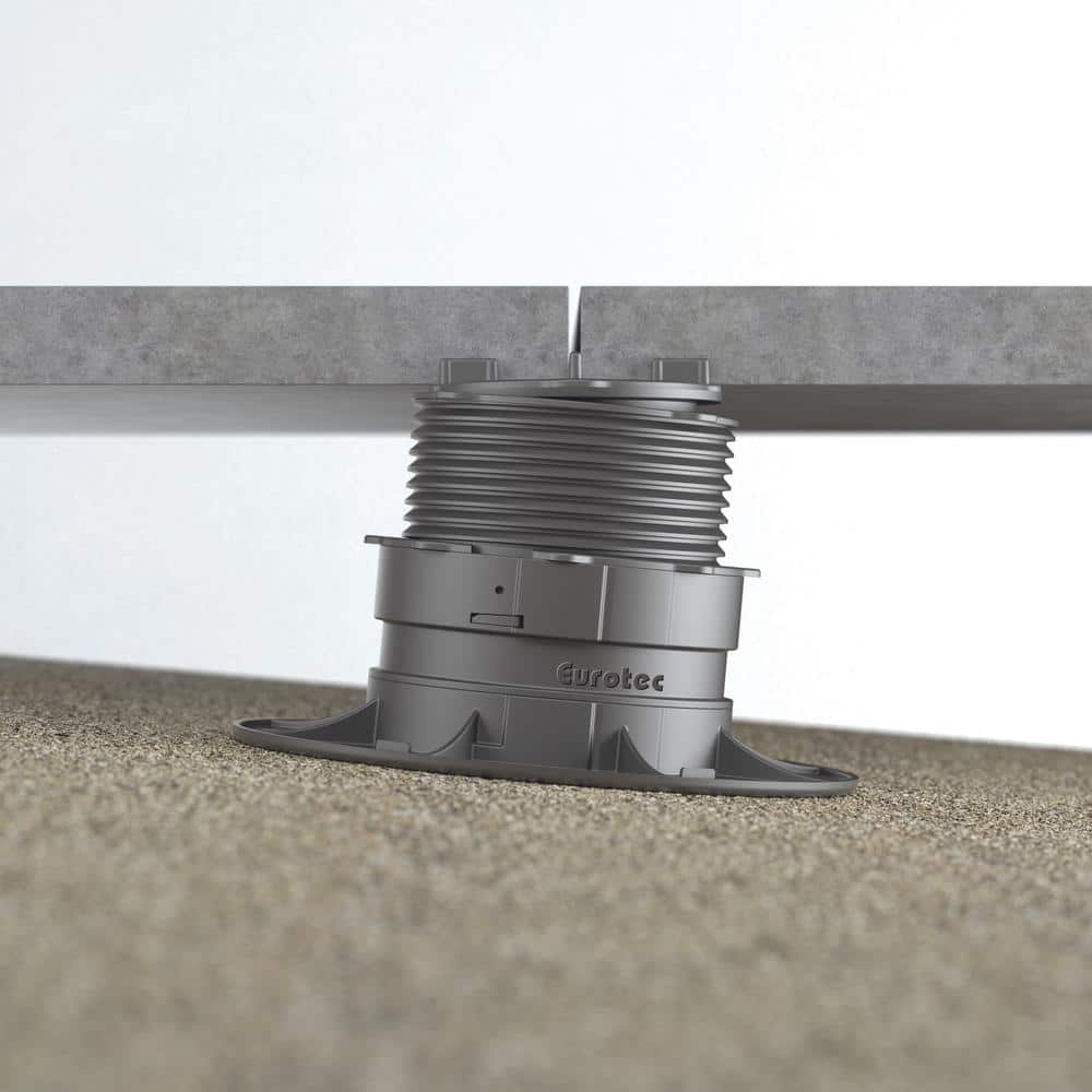 Eurotec Deck Support Plastic Adjustable Pedestal SL (Self leveling - Head) PRO M (10-Pieces/Package)