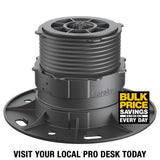 Eurotec Deck Support Plastic Adjustable Pedestal SL (Self leveling - Head) PRO L (10-Pieces/Package)