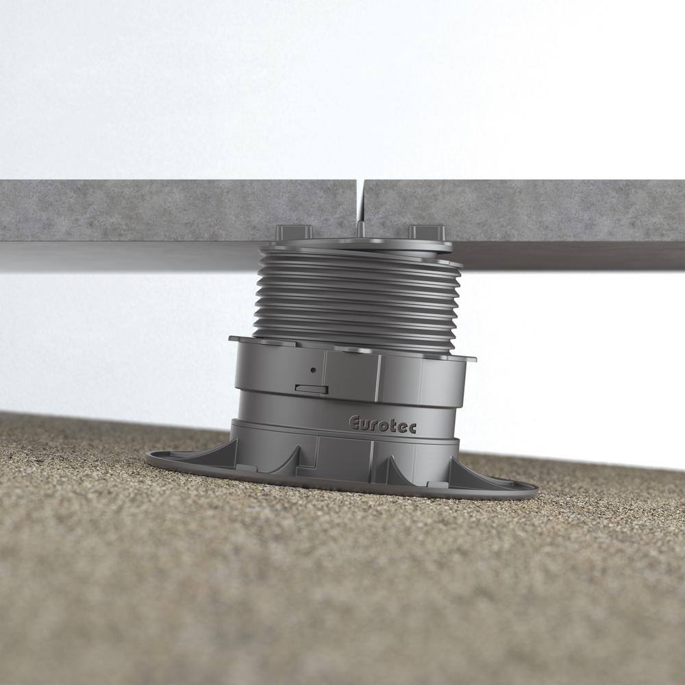 Eurotec Deck Support Plastic Adjustable Pedestal SL (Self leveling - Head) PRO L (10-Pieces/Package)