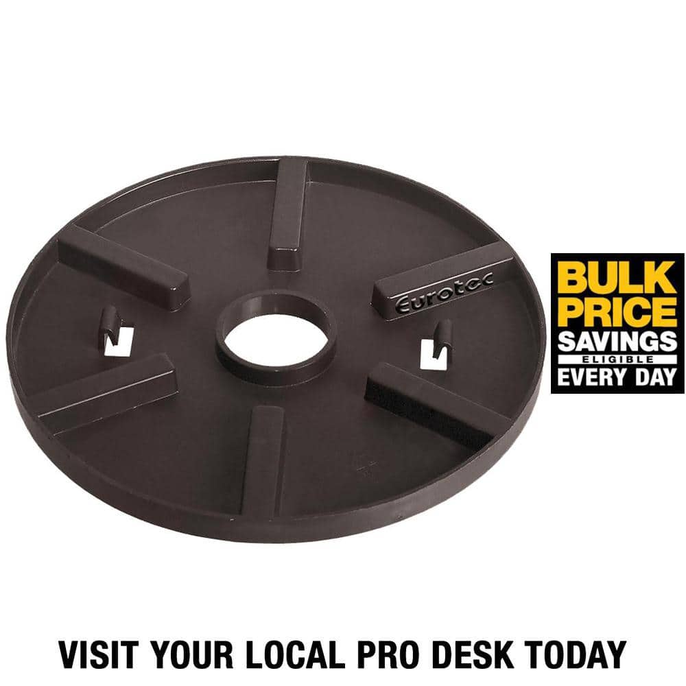Eurotec Deck Support Plastic Adjustable Pedestal ECO S base plate - (50-Pieces / Box)