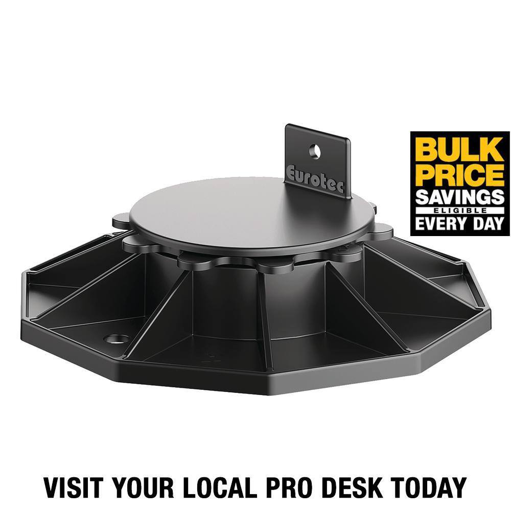 Eurotec Deck Support Plastic Adjustable Pedestal ECO M - (20-Pieces / Box)