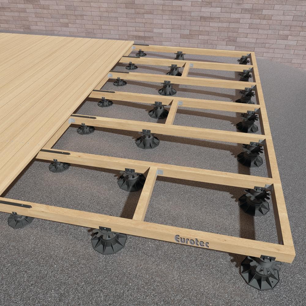 Eurotec Deck Support Plastic Adjustable Pedestal ECO M - (20-Pieces / Box)