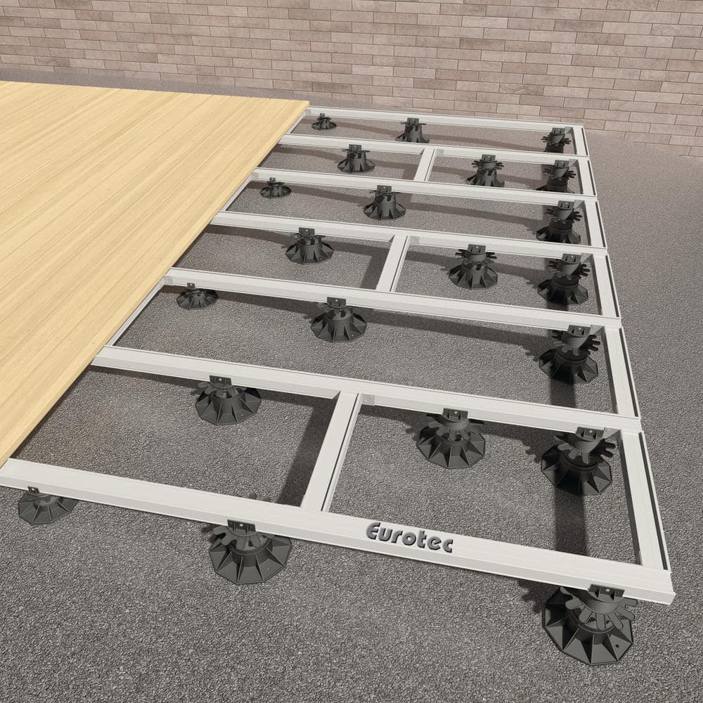 Eurotec Deck Support Plastic Adjustable Pedestal ECO L - (20-Pieces / Box)