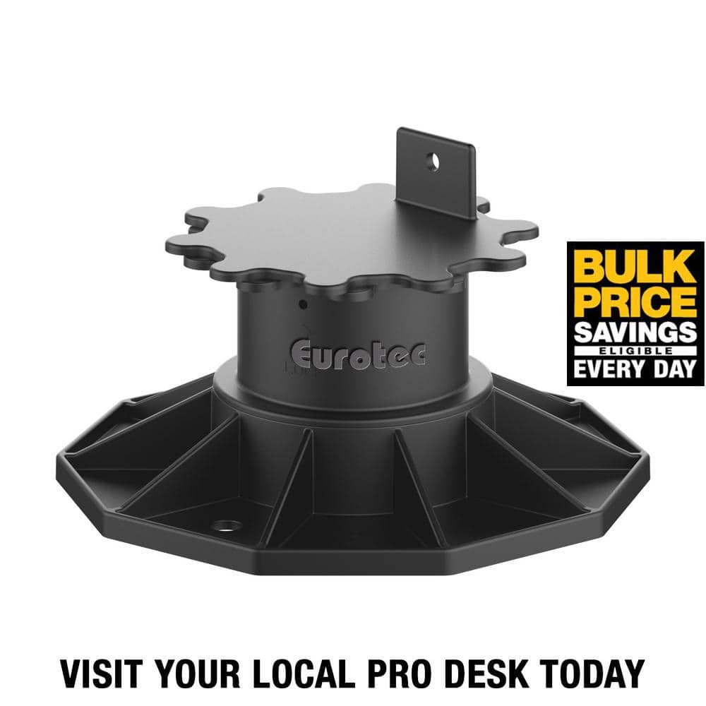 Eurotec Deck Support Plastic Adjustable Pedestal ECO L - (20-Pieces / Box)
