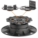 Eurotec Deck Support Plastic Adjustable Pedestal PRO S (10-Pieces/Box)