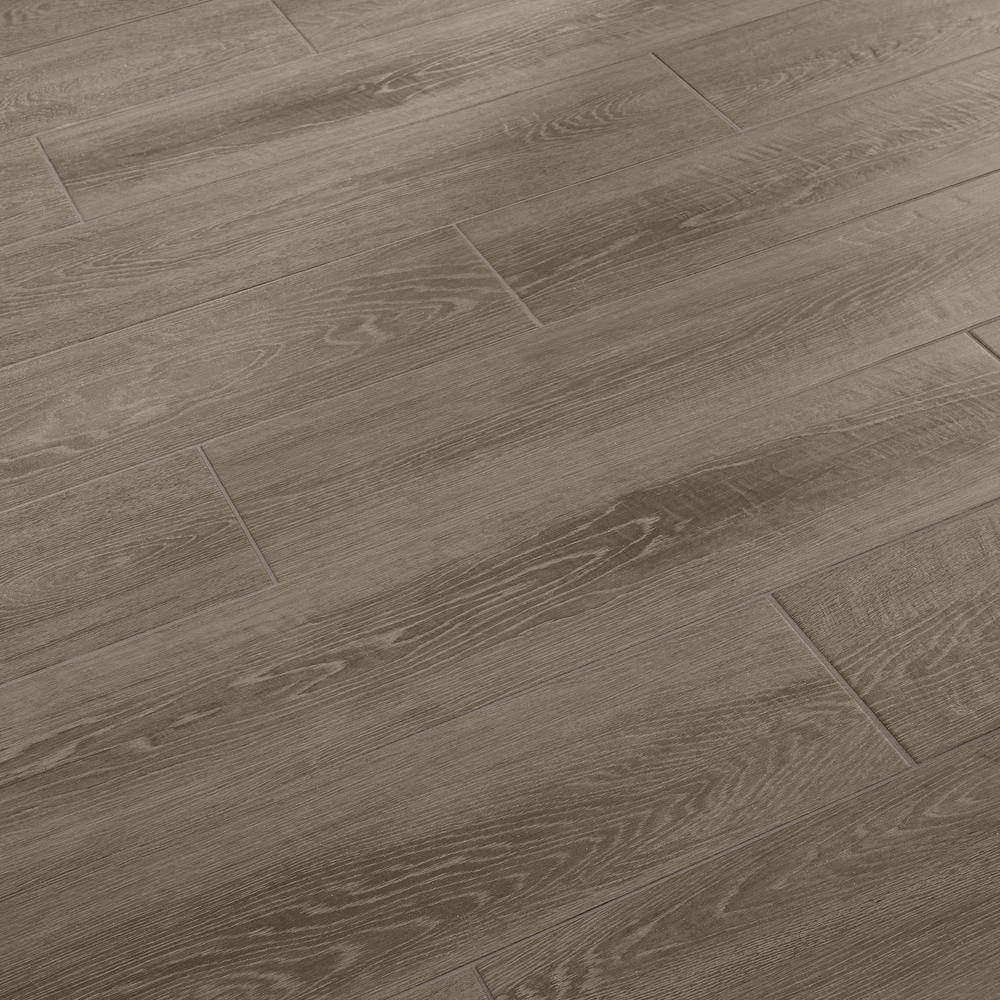 Marazzi Sequoia Forest Rustic Brown 8 in. x 40 in. Porcelain Floor and Wall Tile (10.75 sq. ft. / case)