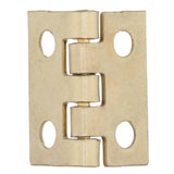Everbilt 3/4 in. x 11/16 in. Bright Brass Middle Hinges (Value Pack)