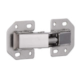 Everbilt 90-Degree Surface-Mount Hidden Spring Cabinet Hinge, Satin Nickel (1 Pair)