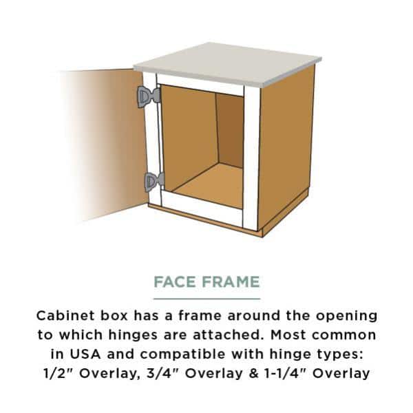 Everbilt 35 mm 105° 1/2 in. Overlay Concealed Cabinet Hinge, Satin Nickel (5 Pairs/10 Pieces)