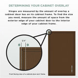 Everbilt 35 mm 110-Degree 3/4 in. Overlay Soft-Close Face Frame Cabinet Hinges, Satin Nickel (1 Pair)