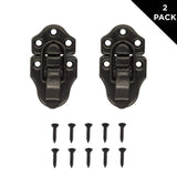 Everbilt 2-3/4 in. x 1-1/2 in. Oil-Rubbed Bronze Chest Latches (2-Pack)