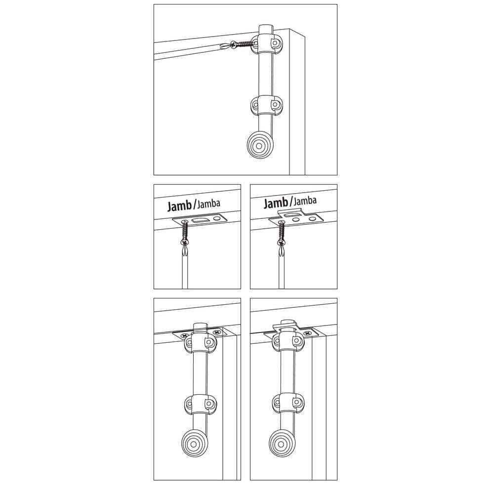 Everbilt 6 in. Oil-Rubbed Bronze Decorative Surface Bolt
