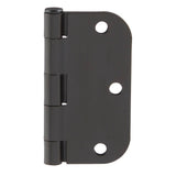 Everbilt 3-1/2 in. x 5/8 in. Radius Oil-Rubbed Bronze Door Hinge Value Pack (48 per Pack)