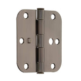 Everbilt 3-1/2 in. Antique Brass Security Door Hinges, 5/8 in. Radius – Value Pack (3-Pack)