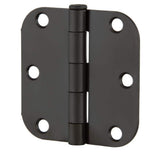 Everbilt 3 in. Oil-Rubbed Bronze Door Hinge, 5/8 in. Radius