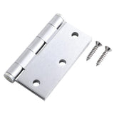 Everbilt 3-1/2 in. Satin Chrome Commercial Grade Door Hinge, Square Corner