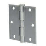 Everbilt 3-1/2 in. Satin Chrome Commercial Grade Door Hinge, Square Corner