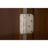 Everbilt 3-1/2 in. x 5/8 in. Radius Chrome Butt Door Hinge Value Pack (48-Pack)