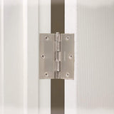 Everbilt 3-1/2 in. Square Corner Satin Nickel Door Hinge Value Pack (48-Pack)