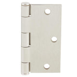 Everbilt 3-1/2 in. Square Corner Satin Nickel Door Hinge Value Pack (48-Pack)