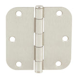 Everbilt 3-1/2 in. x 5/8 in. Radius Satin Nickel Door Hinge Value Pack (48 per Pack)
