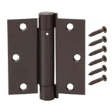 Everbilt 3-1/2 in. Oil-Rubbed Bronze Adjustable Spring Door Hinge