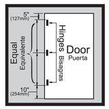 Everbilt 4 in. Matte Black Square Corner Smooth Action Hinge (3-Pack)