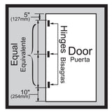 Everbilt 3-1/2 in. x 1/4 in. Radius Dark Oil-Rubbed Bronze Door Hinge