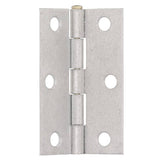 Everbilt 2-1/2 in. Galvanized Non-Removable Pin Narrow Utility/Butt Hinge (2-Pack)
