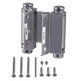 Everbilt 3 in. x 3 in. Satin Nickel Double-Action Spring Door Hinge
