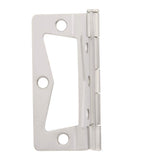 Everbilt 3 in. Satin Nickel Non-Mortise Surface-Mount Door Hinges (2-Pack)