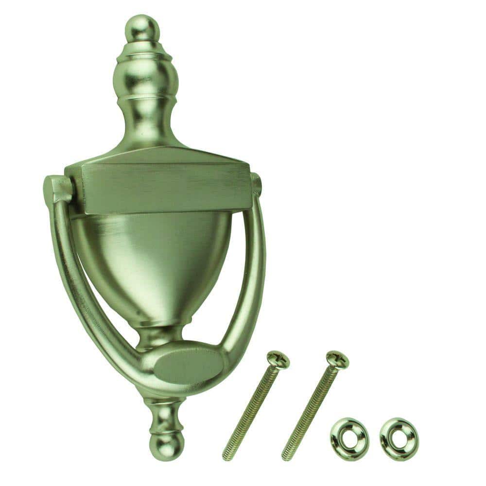 Everbilt 6-5/16 in. Satin Nickel Door Knocker