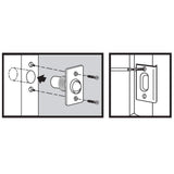 Everbilt Satin Nickel Adjustable Latch Ball Catch, Steel