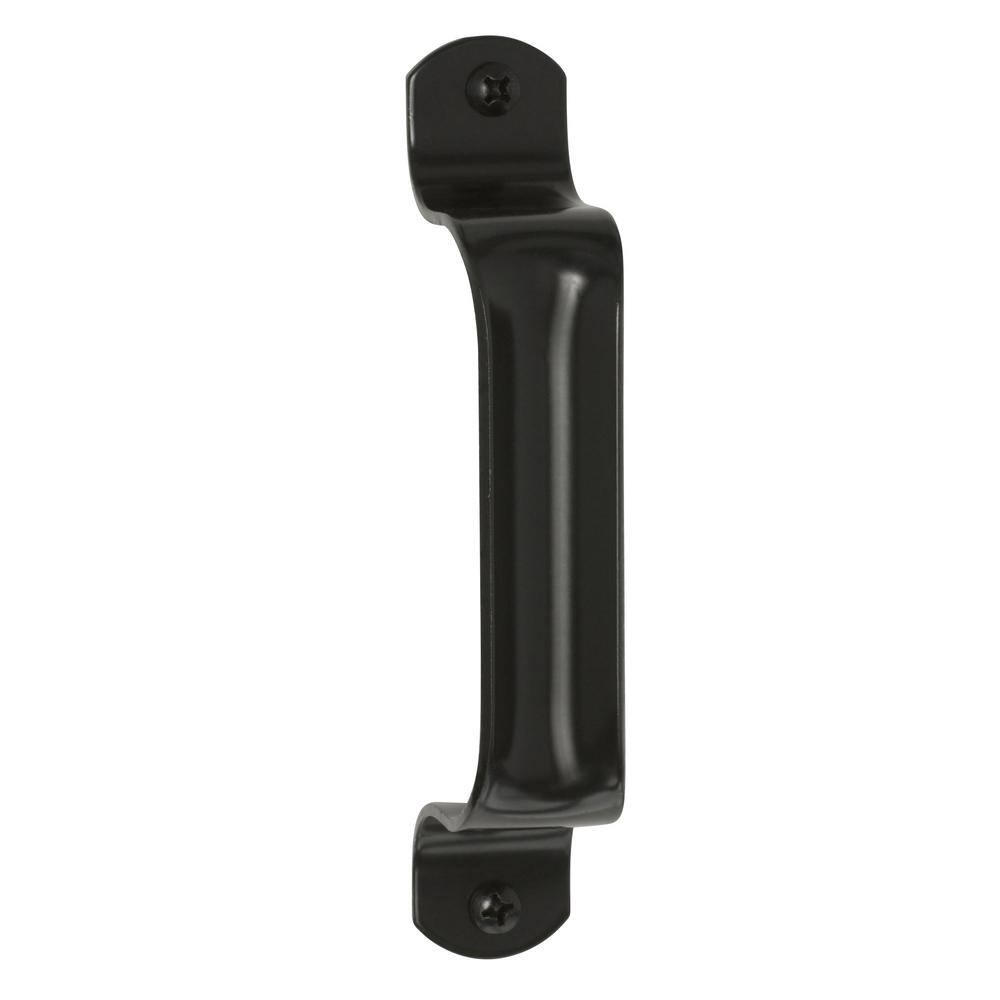 Everbilt 6-1/2 in. Black Heavy-Duty Door Pull