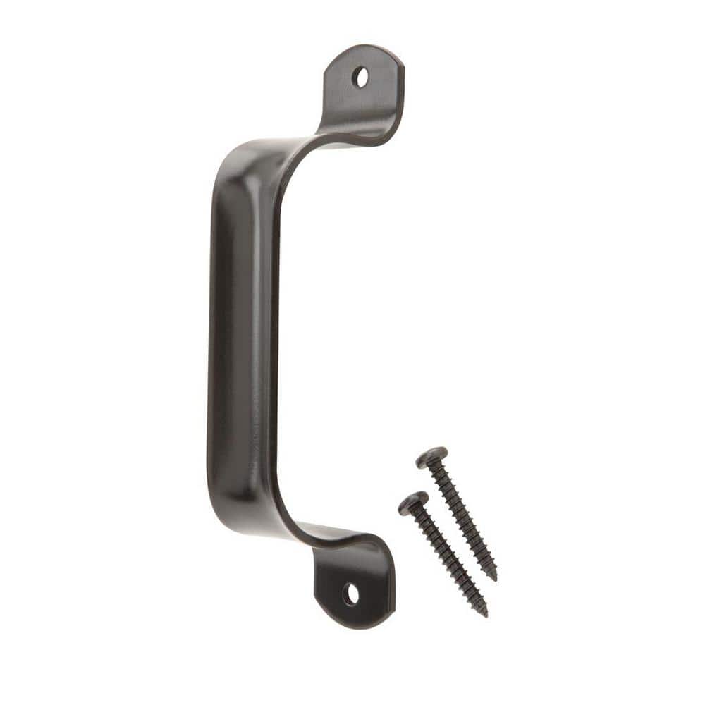 Everbilt 6-1/2 in. Black Heavy-Duty Door Pull