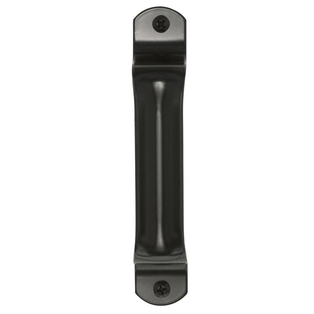 Everbilt 6-1/2 in. Black Heavy-Duty Door Pull