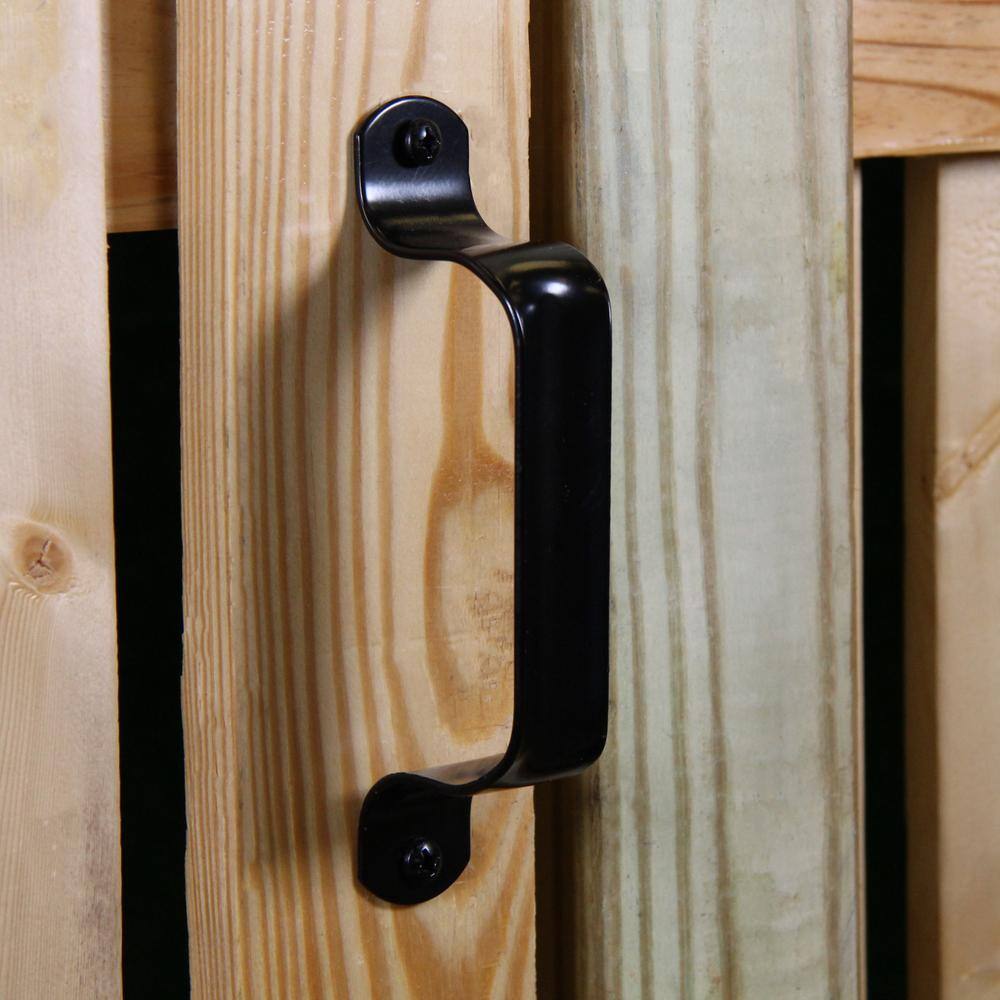 Everbilt 6-1/2 in. Black Heavy-Duty Door Pull