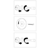 Everbilt Satin Nickel Spring Door Stops Value Pack (5-Pack)