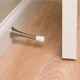 Everbilt Satin Nickel Spring Door Stops Value Pack (5-Pack)
