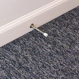 Everbilt Satin Nickel Spring Door Stop – 3 in Projection, Steel