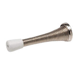 Everbilt Satin Nickel Spring Door Stop – 3 in Projection, Steel
